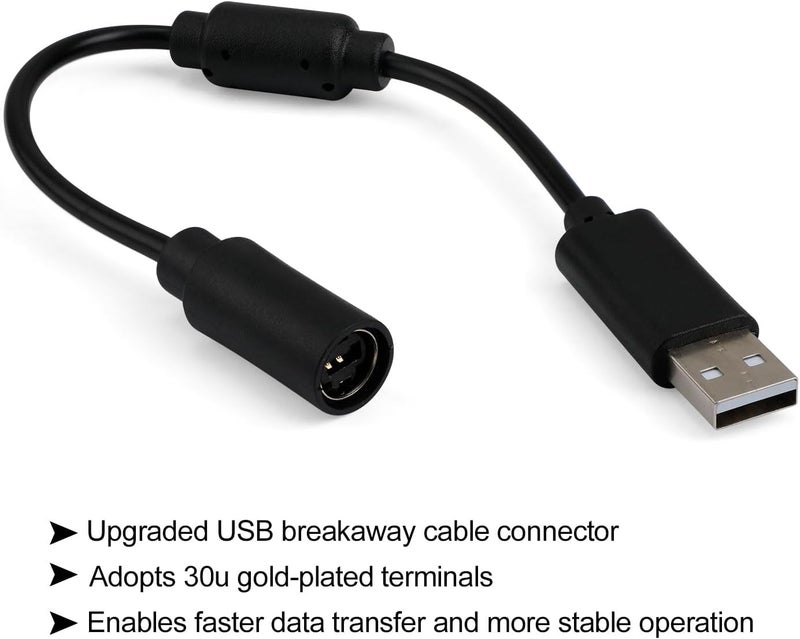 PEUTIER كابل USB قابل للفصل متوافق مع Logitech G920، Ferrari 458 لنقل البيانات السريع، محول كابل قابل للفصل بديل لوحدة التحكم في الجيتار ووحدة التحكم في الألعاب - Image 4